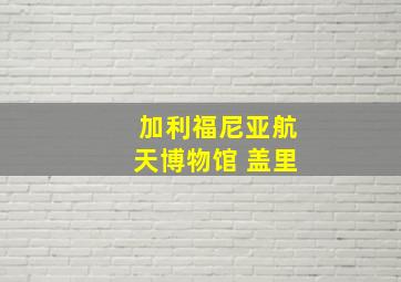 加利福尼亚航天博物馆 盖里